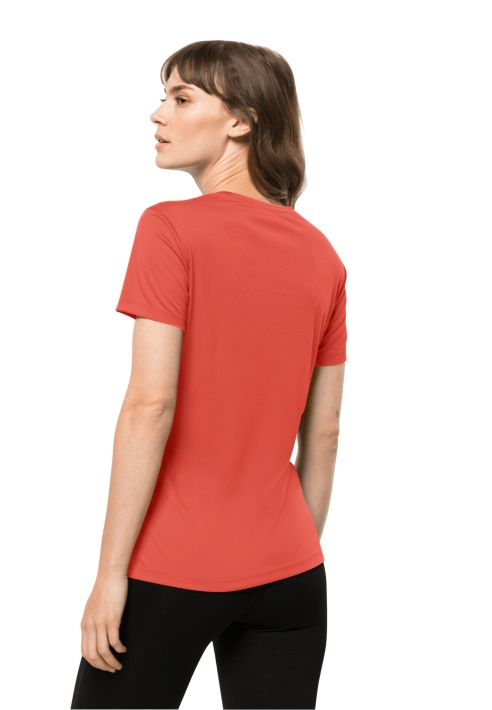 Ursprung Jack Wolfskin Hot Coral Tech T W